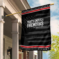 Funny Fireworks Garden Flag 4th Of July