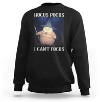 ADHD Cat Meme Sweatshirt Neurodivergent Wizard Cat I Cant Focus - Wonder Print Shop