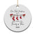 Personalized First Xmas As A Family Of Three Christmas Ornament Custom Name Family With Baby - Wonder Print Shop