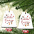 Personalized Baby's First Christmas Ornament 2024 Custom Name Keepsake Xmas Decoration - Wonder Print Shop