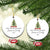 Personalized First Xmas Engaged Christmas Ornament Custom Name Keepsake Gifts for Couple - Wonder Print Shop