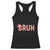 Bruh Christmas Racerback Tank Top Funny Saying Meme