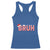 Bruh Christmas Racerback Tank Top Funny Saying Meme