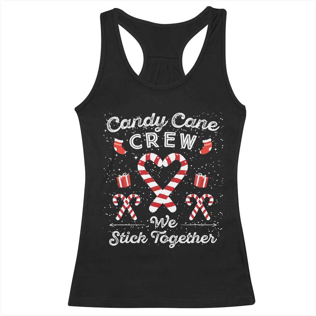 Christmas Family Matching Racerback Tank Top Candy Cane Heart Holiday