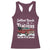 Teacher Christmas Racerback Tank Top Vintage Jolliest Bunch Of Teachers This Side Of The Hallway