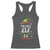 Funny Christmas Chill Guy Racerback Tank Top The Chill Elf Meme Xmas Family Match