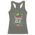 Funny Christmas Chill Guy Racerback Tank Top The Chill Elf Meme Xmas Family Match