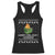 Funny Christmas Racerback Tank Top Warm Holiday Wishes Dumpster Fire Ugly Christmas