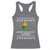 Funny Christmas Racerback Tank Top Warm Holiday Wishes Dumpster Fire Ugly Christmas