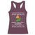 Funny Christmas Racerback Tank Top Warm Holiday Wishes Dumpster Fire Ugly Christmas