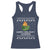 Funny Christmas Racerback Tank Top Warm Holiday Wishes Dumpster Fire Ugly Christmas