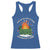 Funny Dumpster Fire Racerback Tank Top This Little Light Of Mine I'm Gonna Let It Shine