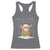 Christmas Cow Racerback Tank Top Scottish Highland Cow Moo-rry Christmas