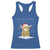 Christmas Cow Racerback Tank Top Scottish Highland Cow Moo-rry Christmas