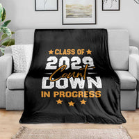 Class Of 2029 Count Down Graduating Throw Blanket