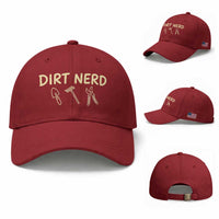 Dirt Nerd Baseball Cap Funny Gardening Lover Gardener