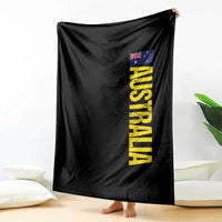 Australia Flag Throw Blanket Patriotic Country Pride Vertical Text Graphic