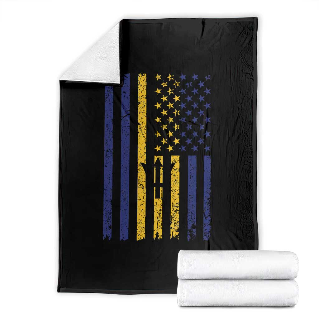 Barbados American Flag Throw Blanket Distressed Barbadian Pride Patriotic Heritage Gift