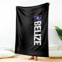 Belize Flag Throw Blanket Distressed Central American Pride Heritage Gift