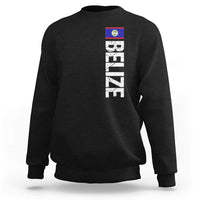 Belize Flag Sweatshirt Distressed Central American Pride Heritage Gift