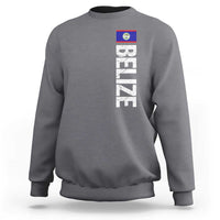 Belize Flag Sweatshirt Distressed Central American Pride Heritage Gift