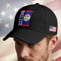 Vintage Belize Baseball Cap Distressed Flag Central American Pride Heritage Gift