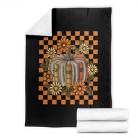 Book Pumpkin Throw Blanket Fall Halloween Book Lover Bookish Gift - Wonder Print Shop