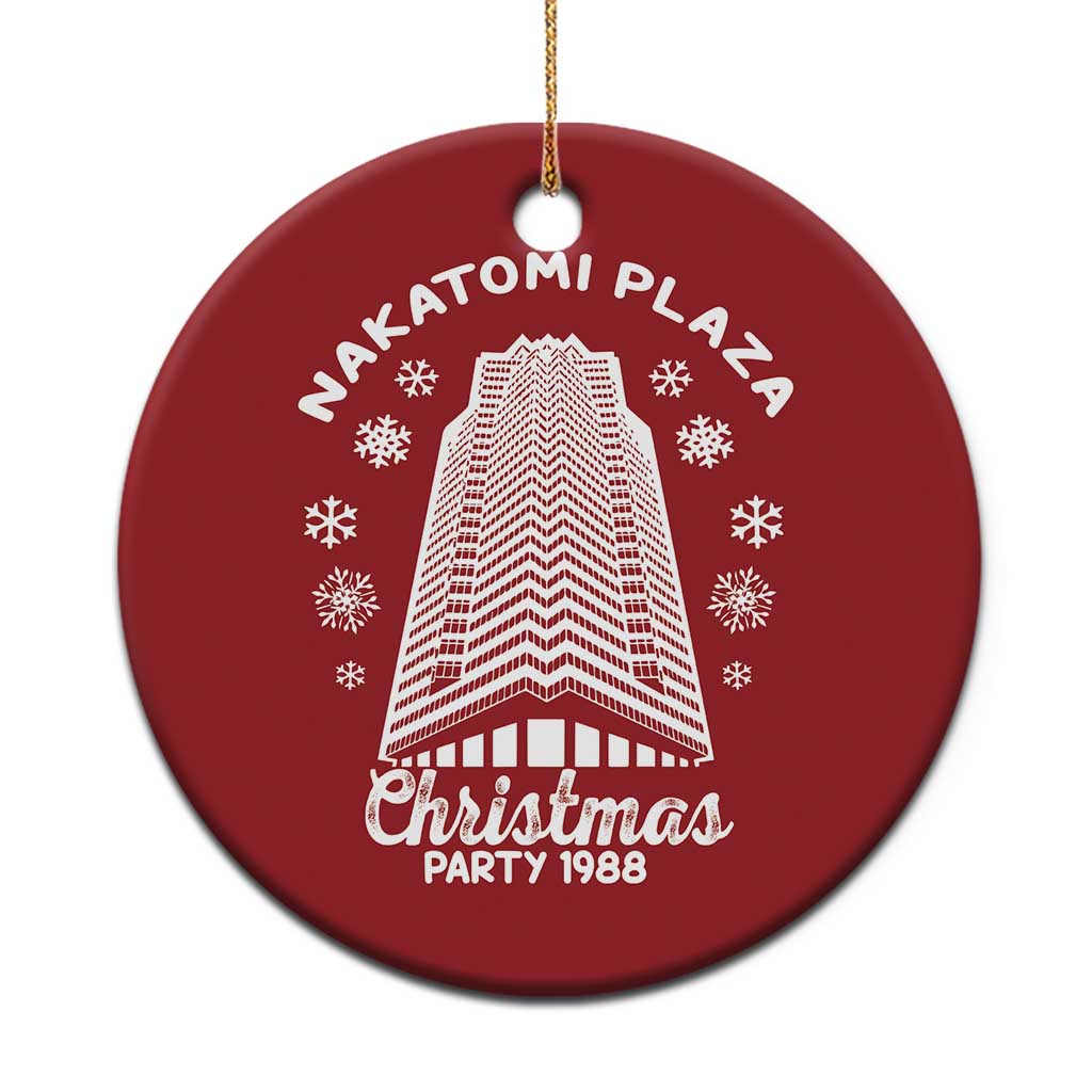 Nakatomi Plaza Party 1988 Classic Christmas Ornament Xmas Gift - Wonder Print Shop