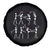 Pink Ribbon Breast Cancer Awareness Spare Tire Cover Skeleton Ballerinas Ballet Dance Cute Halloween