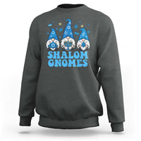 Happy Hanukkah Sweatshirt Retro Groovy Eight Nights Lights - Wonder Print Shop