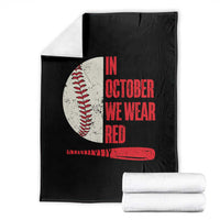 Red October Phillies Throw Blanket Retro Philadelphia Baseball Fan - Wonder Print Shop