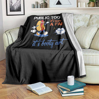 Public Tooter Throw Blanket Its More Than A Fart Funny Inappropriate Embarrassing - Wonder Print Shop
