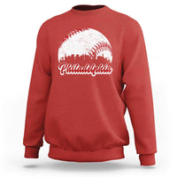 Philadelphia Baseball Sweatshirt Vintage Skyline City - Wonder Print Shop