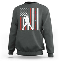 October Ready Sweatshirt Cool Distressed Philadelphia Baseball Fan US Flag - Wonder Print Shop