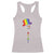 LGBTQ Christmas Racerback Tank Top Rainbow Gay Pride Holiday Snowman