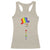 LGBTQ Christmas Racerback Tank Top Rainbow Gay Pride Holiday Snowman