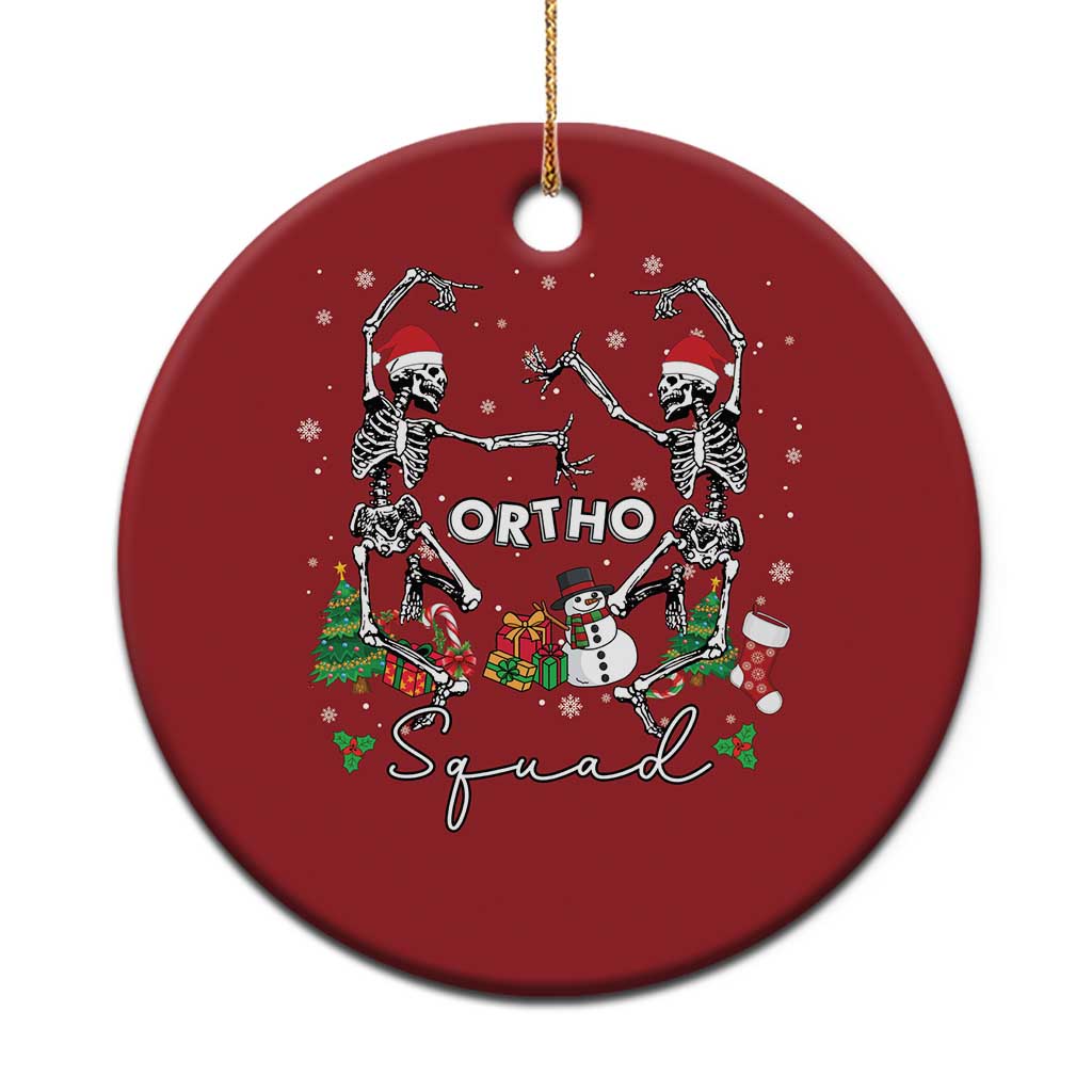 FunnyXmas Nurse Christmas Ornament Ortho Squad Dancing Skeleton Orthopedics PICU Icu Nurse Rn Crew - Wonder Print Shop