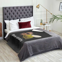 Bee Diddy Throw Blanket Funny Weirdcore Dark Humor Internet Memes Gen-Z - Wonder Print Shop