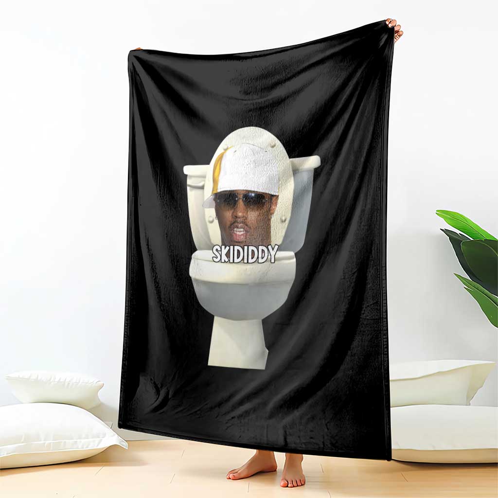 Funny Diddy Throw Blanket Diddy Skibidi Toilet Meme - Wonder Print Shop