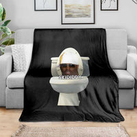 Funny Diddy Throw Blanket Diddy Skibidi Toilet Meme - Wonder Print Shop