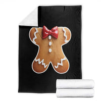 Gingerbread Man Throw Blanket Christmas Cookie Costume - Wonder Print Shop