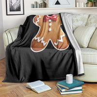 Gingerbread Man Throw Blanket Christmas Cookie Costume - Wonder Print Shop