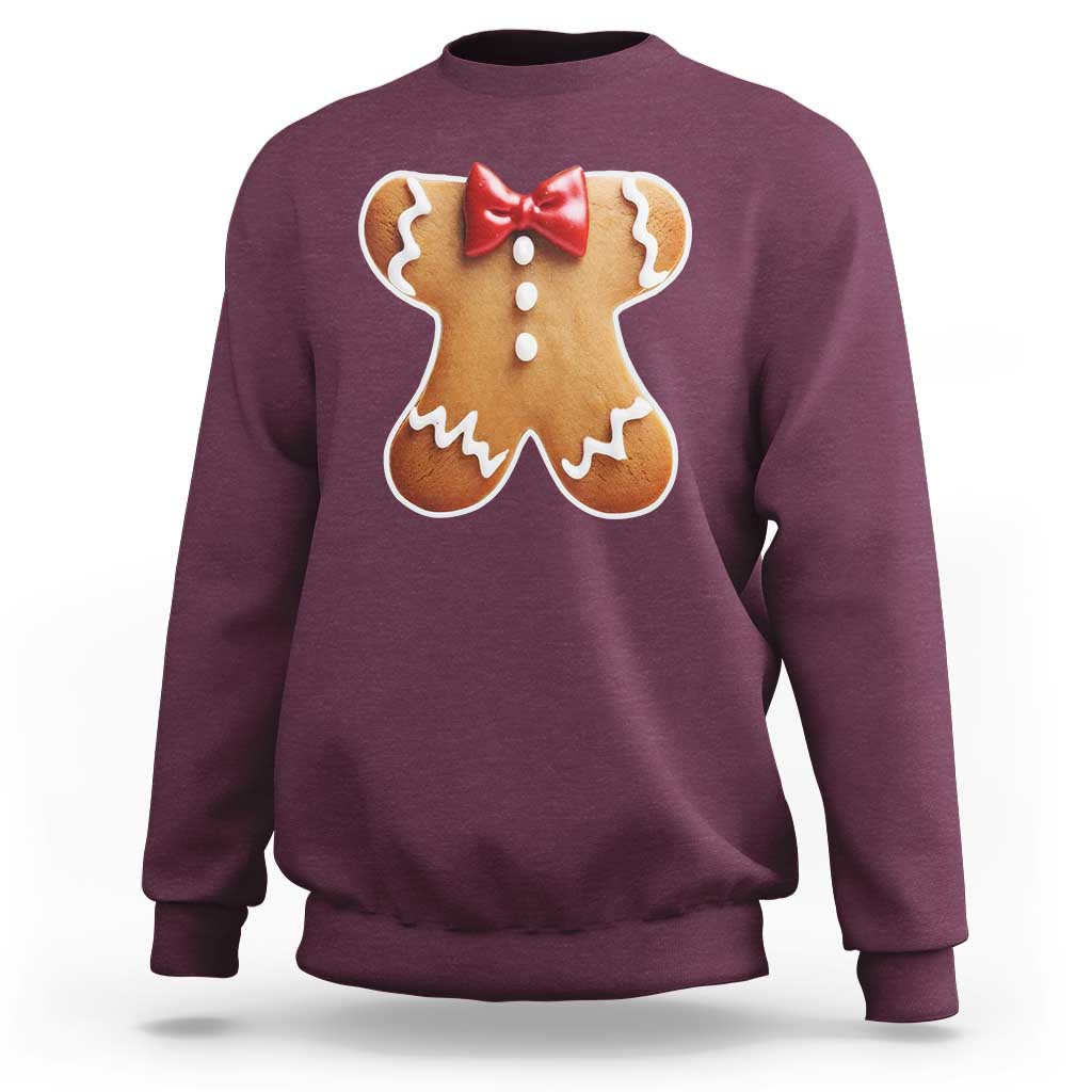 Gingerbread Man Sweatshirt Christmas Cookie Costume - Wonder Print Shop