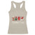 Christmas Cardiac Nurse Racerback Tank Top Cardiac Crew Anatomical Xmas Heart Anatomy Tree Bow