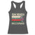 Funny Christmas Racerback Tank Top Skibidi Rizzmas Rizz Santa Clause Skating Board Xmas Retro Stripe