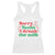 Christmas Baby Racerback Tank Top Funny Sorry Santa I Drank The Milk