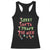 Christmas Baby Racerback Tank Top Sorry Santa I Drank The Milk