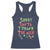 Christmas Baby Racerback Tank Top Sorry Santa I Drank The Milk