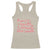 Christmas Baby Racerback Tank Top Sorry Santa I Drank The Milk Candy Cane