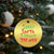 Baby Christmas Ornament Sorry Santa I Drank The Milk Santa Hat - Wonder Print Shop